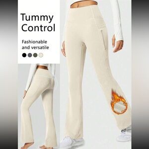2/$10 Cream / White Leggings